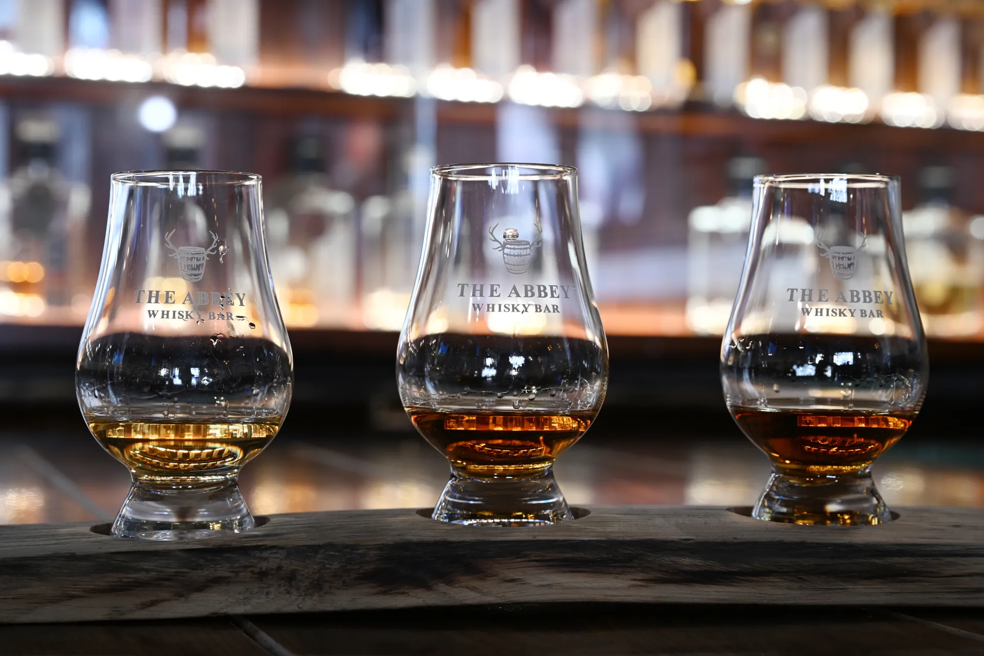 Whisky on shelf