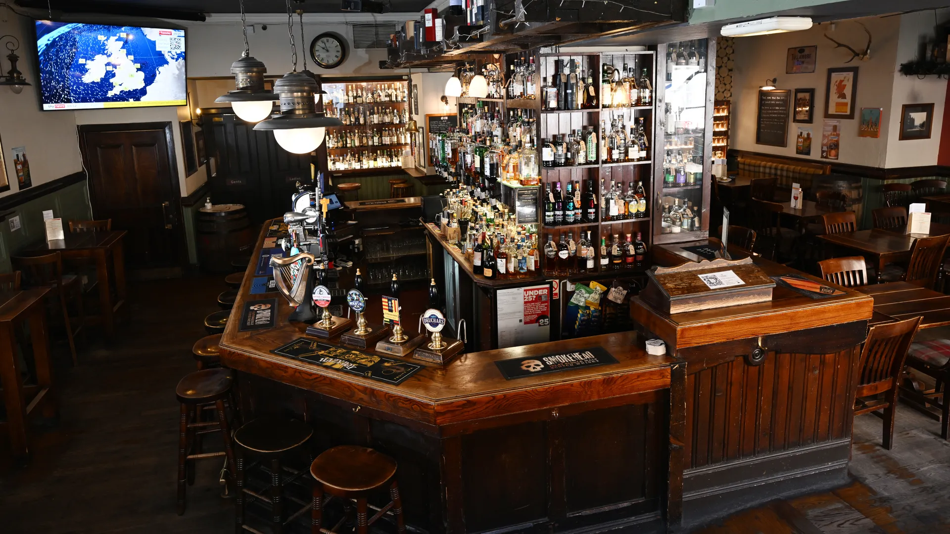 Bar panoramic view