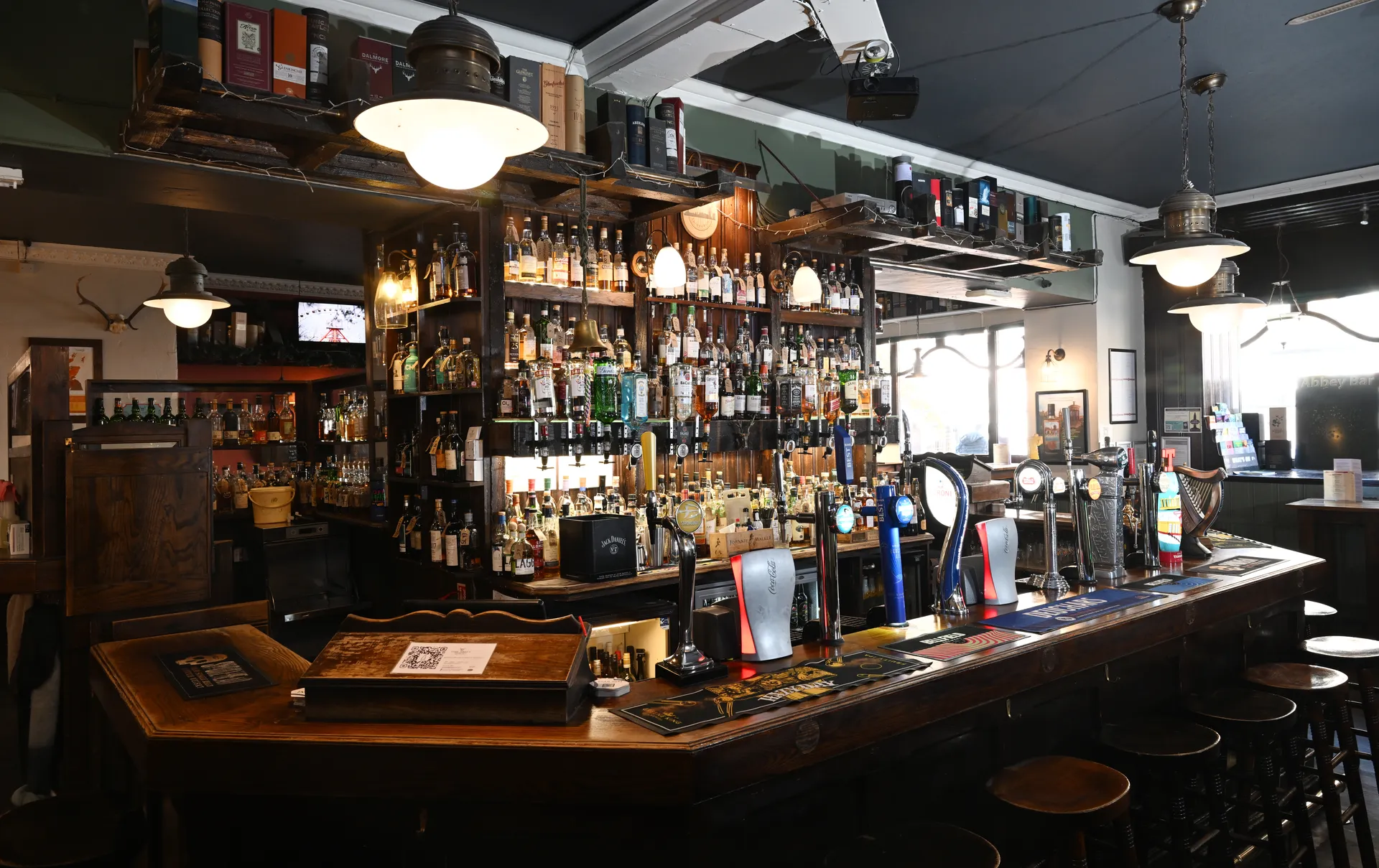 Bar seating area